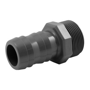 Raccord Cannelé PVC pression à visser M Ø20-3/4" - Raccord PVC pression - Générique