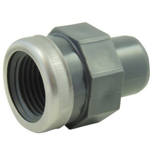 Adaptateur PVC pression à visser renforcé MF Ø32-3/4" - Raccord PVC pression - Générique