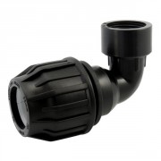 Adaptateur coudé à 90° femelle PE Compression Codital Ø32-3/4
