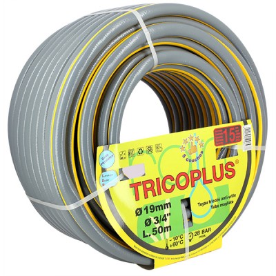 Une résistance accrue pour les tuyaux d'arrosage jaune Tricoplus.