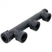 Collecteur pour électrovanne PVC pression - 3 voies F1