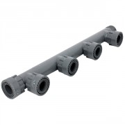 Collecteur pour électrovanne PVC pression - 4 voies F1