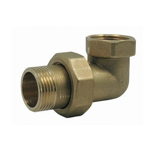 Raccord union coudé laiton à visser MF Codital 3/8" - Raccord laiton - Codital