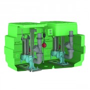 CAL500 2GQVM 50-8 PA V2E - FEA de 0 à 20 cm