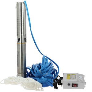 4SPM5/15 - 1,3 kW - 40 m - Turbines inox - Pompe forage - Générique