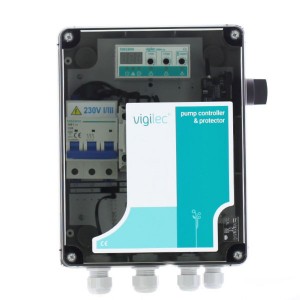 Vigilec Zero - 1 pompe - 0-18A - Mono - Coffret de commande et de protection - Toscano