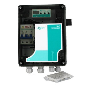 Vigilec Zero - 1 pompe - 0-18A - Tri - Coffret de commande et de protection - Toscano