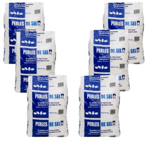 Sel adoucisseur - 6x25 kg - Pièce et accessoire filtration de l'eau - Générique