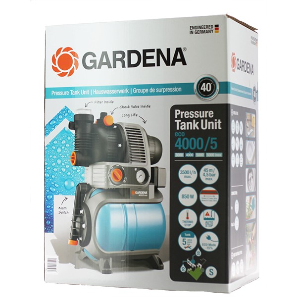 Pompe Surpresseur Gardena 4000/5 Eco Comfort Pour Eau Courante