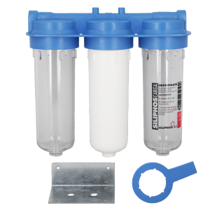 Aquatriplex anti-tartre et chlore - 9"3/4 - Filtres eau domestique - Corsa