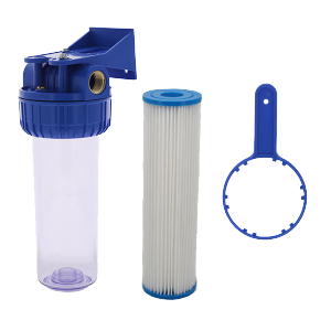 Filtre anti-impuretés 9"3/4 avec cartouche lavable polyester 20µ - Filtres eau domestique - Centrocom