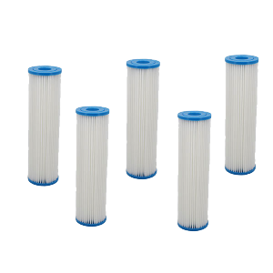 Lot de 5 cartouches polyester 20µ - 9"3/4 - Cartouches et media filtrants - Corsa