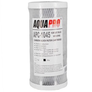 Cartouche charbon actif 10" pour UV Big Blue - Cartouches et media filtrants - Aqua Pro