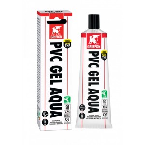 Colle PVC Gel Aqua - Tube de 125 ml - Étanchéité et colle - Griffon