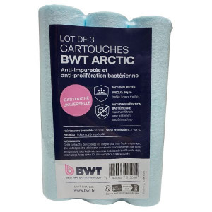 Cartouche BWT Arctic - Anti-impuretés - Lot de 3 - Cartouches et media filtrants - BWT