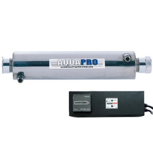 Stérilisateur UV 1 GPM avec timer - 458 L/H - Stérilisateur UV - Aqua Pro