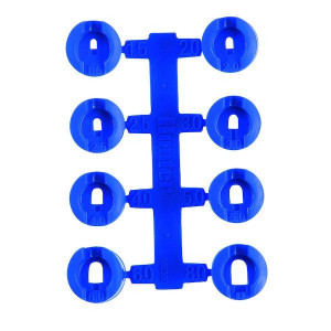 Jeu de 8 buses bleues - PGP - Turbine et tuyère - Hunter