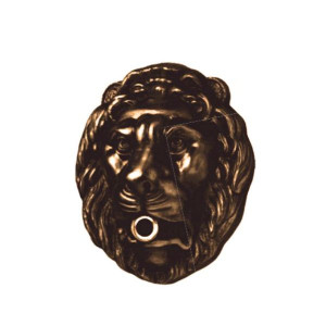 Rosace lion acanthe - Fontaine extérieure - Grillot