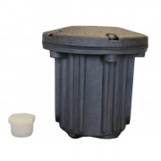 Coffret de fixation enterré pour lampe halogène