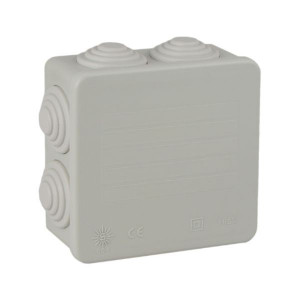 Boîte de jonction Plexo - Carrée - 80x80x35mm - Accessoire bassin - Générique