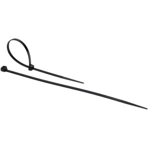 Collier câblage en nylon noir 3,6 x 140 mm - Lot de 100 - Accessoire bassin - Générique
