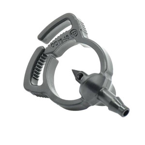Prise d'eau 4 x 6 mm auto-perçante avec clip de sécurité 16 mm - Tuyau et raccord SBE - Générique
