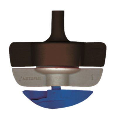  Spinnet turbine bleue - Trajectoire basse - 70 L/h