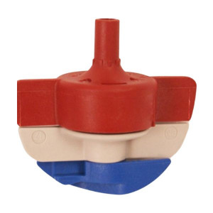 Spinnet turbine bleue - Trajectoire basse - 120 L/h - Goutteur et microasperseur - Netafim