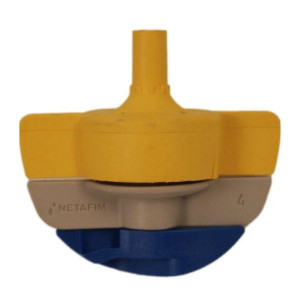 Spinnet turbine bleue - Trajectoire basse - 200 L/h - Goutteur et microasperseur - Netafim