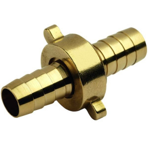 Raccord laiton cannelé 3 pièces - Ø15 - 3/4" - Raccord laiton - Générique