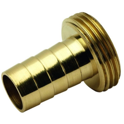  Raccord laiton cannelé 1 pièce - Ø15 - 3/4