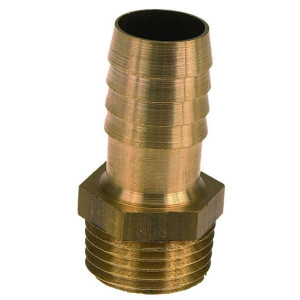 Raccord laiton cannelé série lourde fileté - Ø19 - 3/4" - Raccord laiton - Générique