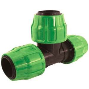 Té pour FLAT PVC - 50 mm - Raccord laiton - Générique