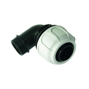 Coude à compression FASTPOOL fileté - D32 - 1"1/4 - Raccord PE compression - Générique