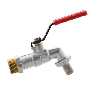 Robinet 1/4 de tour laiton raccord au nez 3/4"-1" - Vanne et robinet laiton - Générique