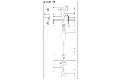 Pièces détachée Drainex 100 M A