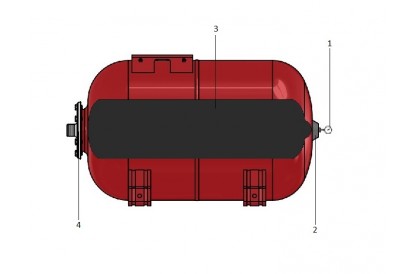 Pièces détachée Réservoir Zilmet 100L Horizontal