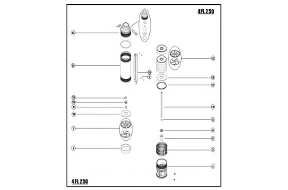 Pièces détachée Saturn 4 FL 250 - 11 T