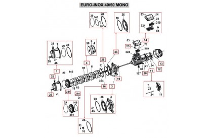 Pièces détachée Euro-inox 40/50M