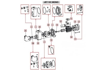 Pièces détachée Jet 151M