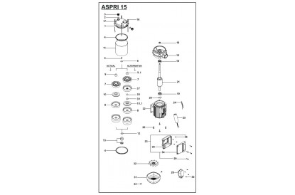 Pièces détachée Aspri 15 5 - M