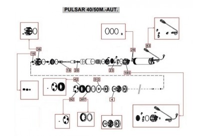 Pièces détachée Pulsar 40/50 M-A