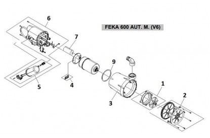 Pièces détachée Feka 600 AUT