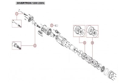 Pièces détachée Divertron 1200