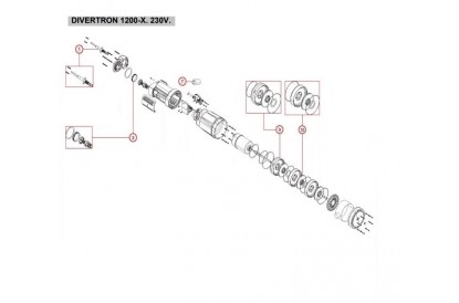 Pièces détachée Divertron 1200-X