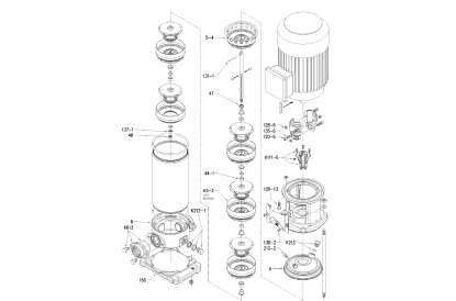 Pièces détachée EVMS1-6 - Triphasé
