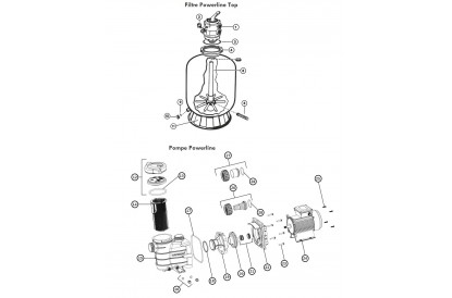 Pièces détachée Groupe Powerline - 1 CV - 14 m3/h