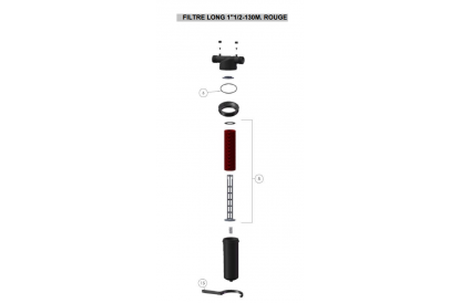 Pièces détachée Filtre R long - 1