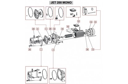 Pièces détachée Jet 200 M