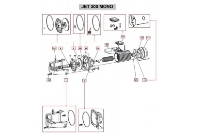 Pièces détachée Jet 300 M